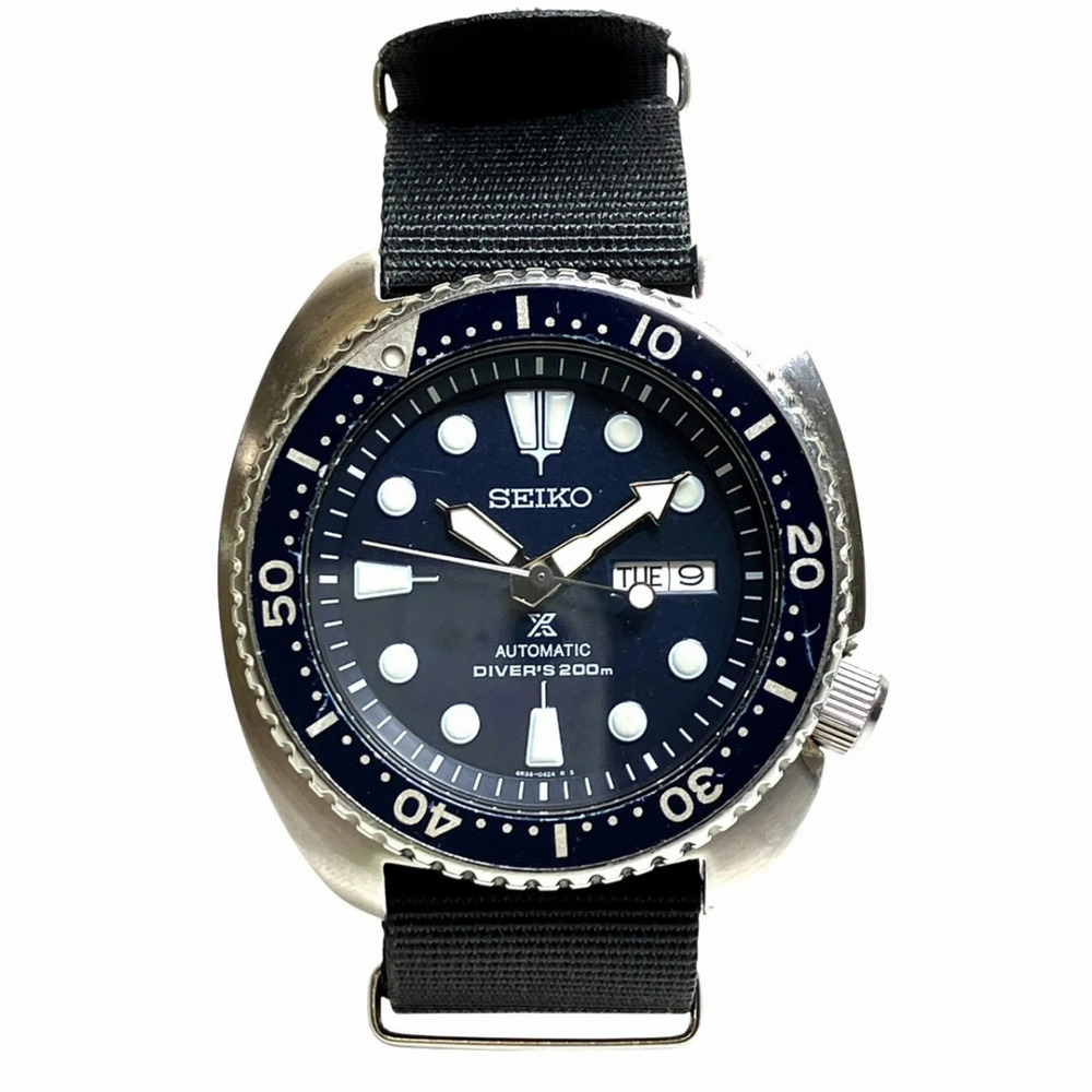 Seiko Prospex wristwatch, total weight 197g, stainless steel, linen strap, au...